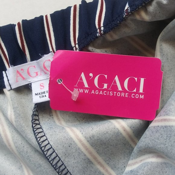 Agaci Stripe Pull- on shorts Size S - Picture 4 of 7